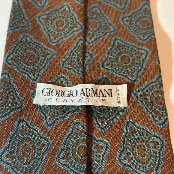 giorgio armani cravatte Silk Tie Men’s Size 56” L X 4” W - Picture 4 of 7